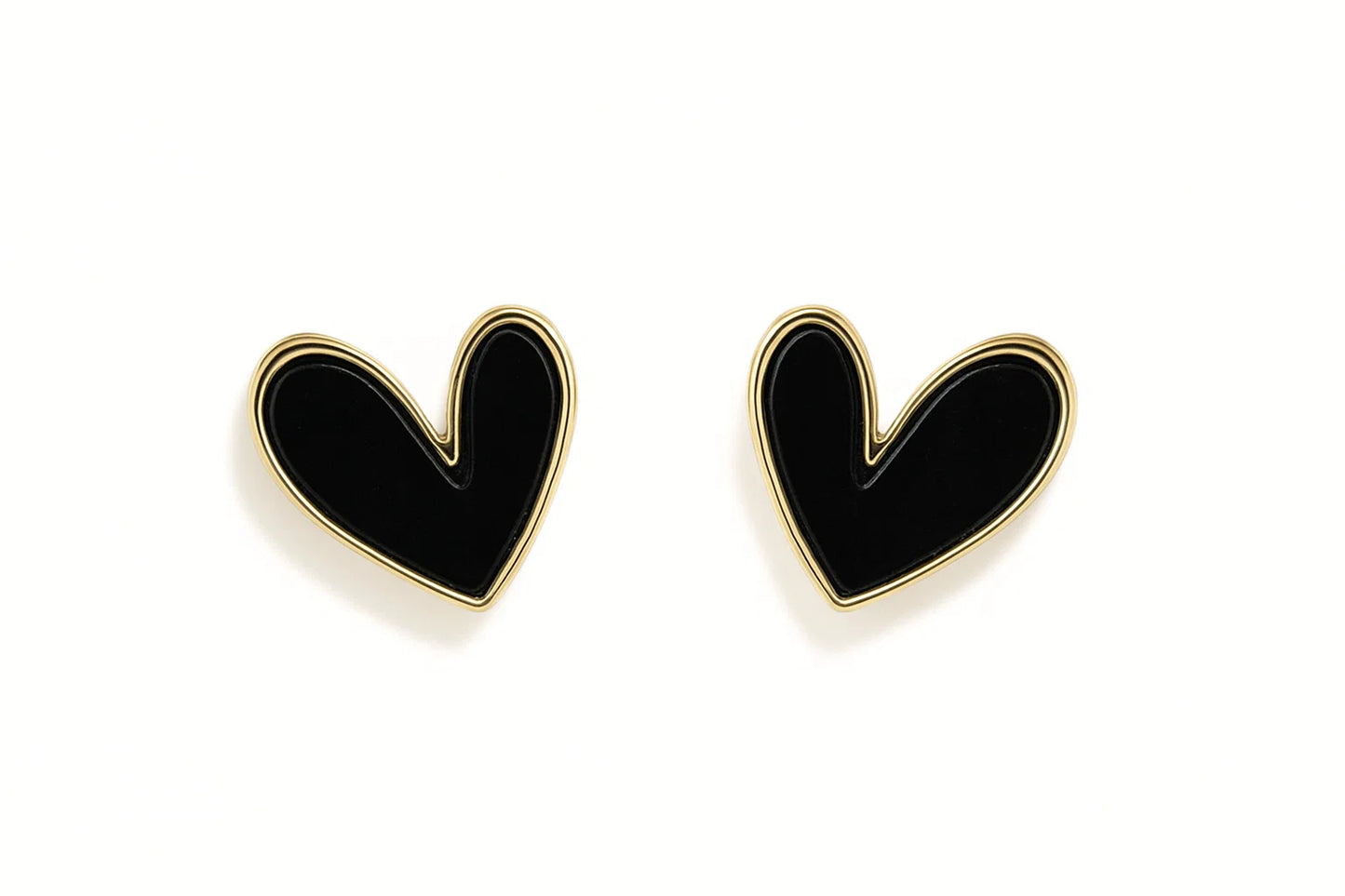 Dual Love – Mini Heart Studs