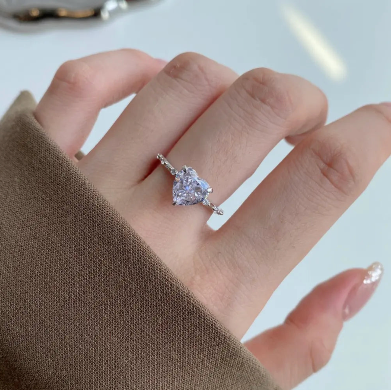 Clara – Heart Cut Radiance Ring