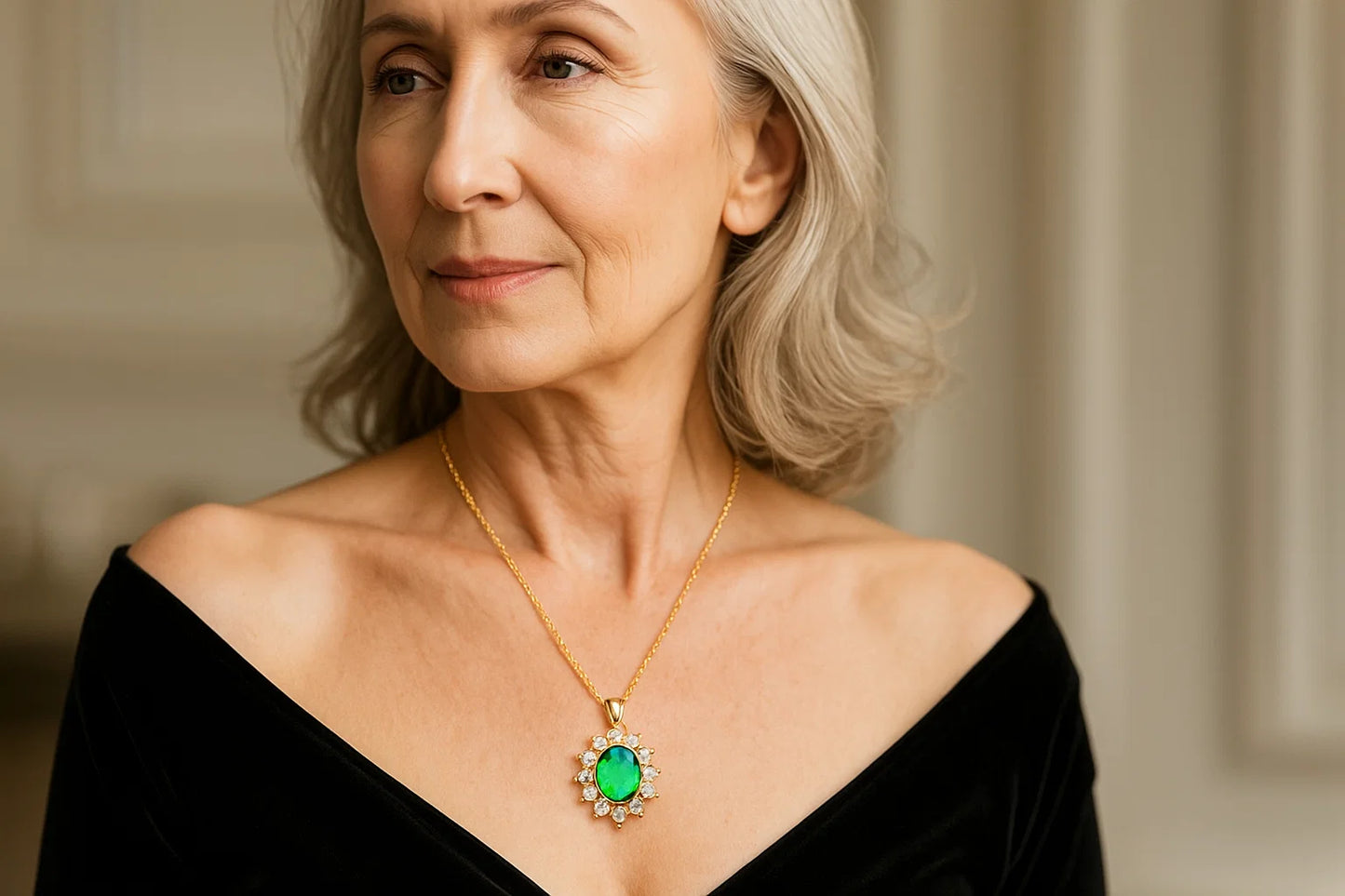 Emerald Royale Necklace – Crown Edition