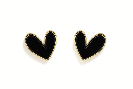 Dual Love – Mini Heart Studs